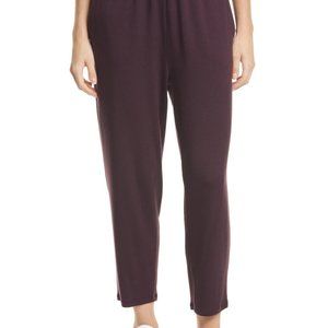 Eileen Fisher Casual Purple Brown Pants sz M GUC